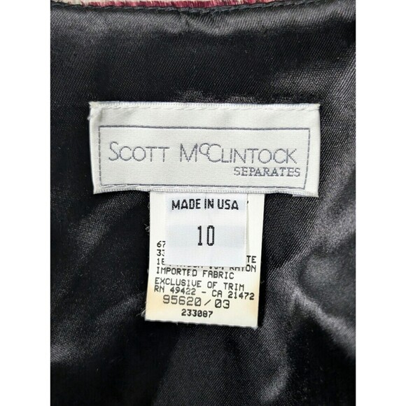 Vintage Scott McClintock Velvet  Jacket, Baroque Gold  Lace Coat - Picture 10 of 10